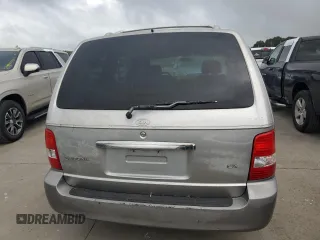 2004 Kia Sedona LX with VIN KNDUP131446570061, listed as a Copart auction lot 74222344 with 0 mi miles and Salvage Title. Bid and sale history available at carsss.com. Image 6.