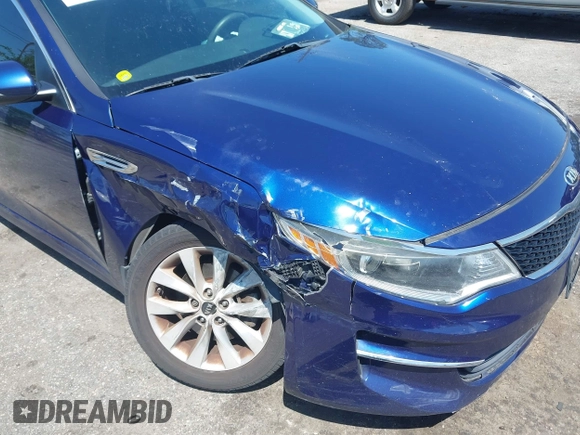 2018 Kia Optima LX with VIN 5XXGT4L37JG254419, listed as a IAAI auction lot 42065713 with 155,868 mi miles and . Bid and sale history available at carsss.com. Image 6.