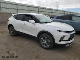 2023 Chevrolet Blazer LT with VIN 3GNKBHR41PS113764, listed as a Copart auction lot 46490385 with 0 mi miles and Salvage Title. Bid and sale history available at carsss.com. Image 4.