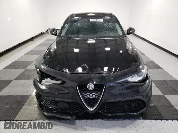 2017 Alfa Romeo Giulia with VIN ZARFAEBN8H7549189, listed as a Copart auction lot 88954045 with 95,233 mi miles and Clean Title. Bid and sale history available at carsss.com. Image 5.