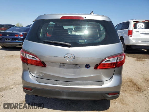 2012 Mazda 5 Sport with VIN JM1CW2BL3C0105912, listed as a Copart auction lot 50938335 with 117,479 mi miles and Salvage Title. Bid and sale history available at DreamBid. Image 6.