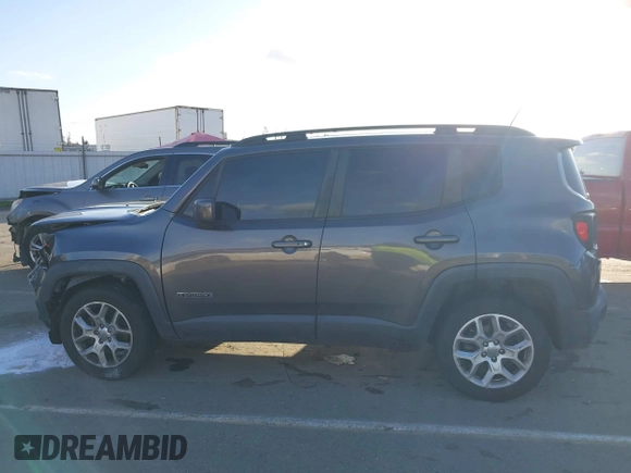 2017 Jeep Renegade Altitude with VIN ZACCJBBB4HPE93661, listed as a IAAI auction lot 41593284 with 92,667 mi miles and . Bid and sale history available at DreamBid. Image 14.