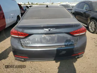 2017 Genesis G80 3.8L with VIN KMHGN4JE9HU185814, listed as a Copart auction lot 70239184 with 90,836 mi miles and Salvage Title. Bid and sale history available at carsss.com. Image 6.