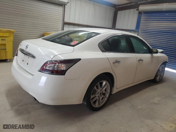 2012 Nissan Maxima 3.5 S with VIN 1N4AA5AP9CC828535, listed as a Copart auction lot 45582825 with 0 mi miles and Salvage Title. Bid and sale history available at carsss.com. Image 3.