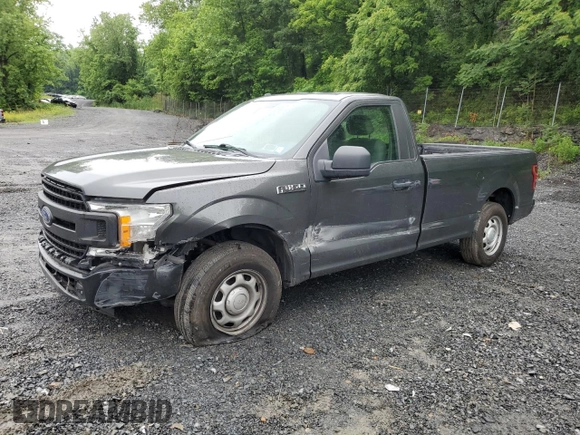 2019 Ford F-150 XL z VIN 1FTMF1CB6KKC82803, wystawiony jako Copart lot #60141195 z przebiegiem 92 414 mil mil oraz Szkoda całkowita • Salvage title. Historia ofert i sprzedaży dostępna na DreamBid. Obrazek 1.
