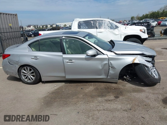 2017 Infiniti Q50 Premium z VIN JN1EV7AP5HM731123, wystawiony jako IAAI lot #41795396 z przebiegiem 151 948 mil mil oraz . Historia ofert i sprzedaży dostępna na DreamBid. Obrazek 13.