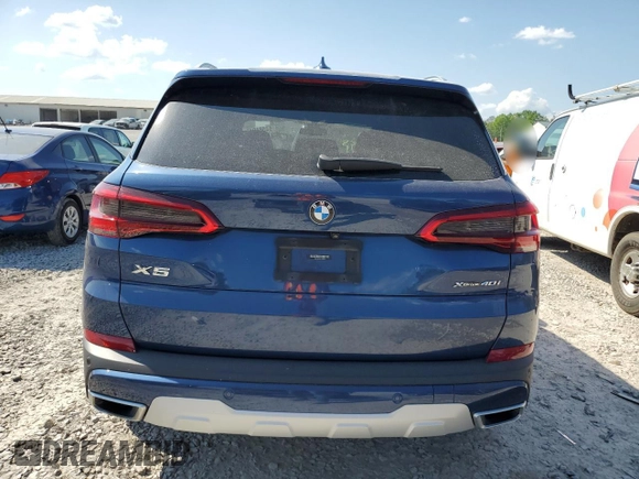 2020 BMW X5 xDrive40i with VIN 5UXCR6C00LLL66950, listed as a Copart auction lot 54584945 with 51,766 mi miles and Salvage Title. Bid and sale history available at DreamBid. Image 6.