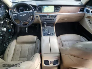 2015 Hyundai Genesis 3.8L with VIN KMHGN4JE7FU049937, listed as a Copart auction lot 50612825 with 79,720 mi miles and Salvage Title. Bid and sale history available at carsss.com. Image 8.