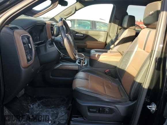 2020 Chevrolet Silverado 1500 High Country with VIN 3GCUYHED3LG259487, listed as a Copart auction lot 42452565 with 88,580 mi miles and Salvage Title. Bid and sale history available at carsss.com. Image 7.