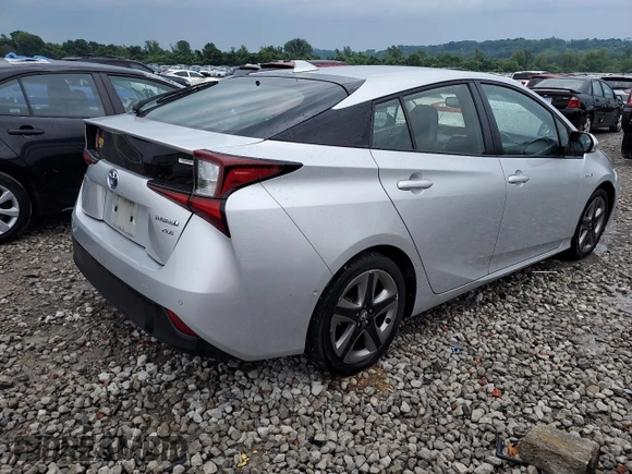 2019 Toyota Prius L Eco с VIN JTDKARFU5K3102626, выставлен на аукционе Copart как лот 58918095 с пробегом 64 930 миль миль и Списание • Salvage title. История ставок и продаж доступна на DreamBid. Изображение 3.