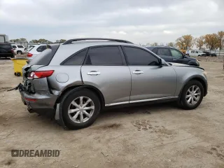 2006 Infiniti FX35 with VIN JNRAS08U96X100622, listed as a Copart auction lot 76972524 with 212,591 mi miles and Salvage Title. Bid and sale history available at carsss.com. Image 3.