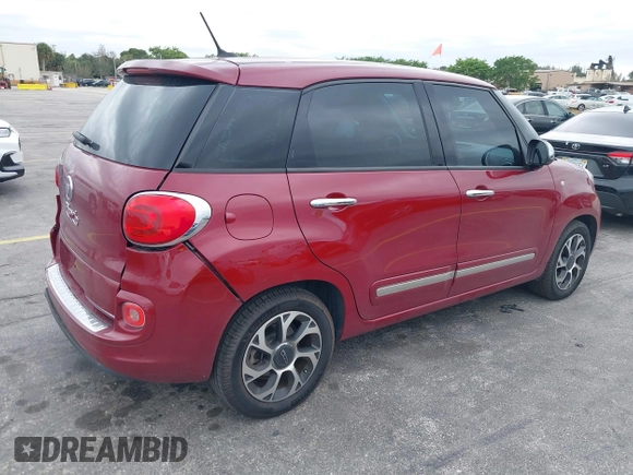 2014 FIAT 500L Lounge with VIN ZFBCFACH1EZ008603, listed as a IAAI auction lot 41583042 with 92,209 mi miles and . Bid and sale history available at DreamBid. Image 4.