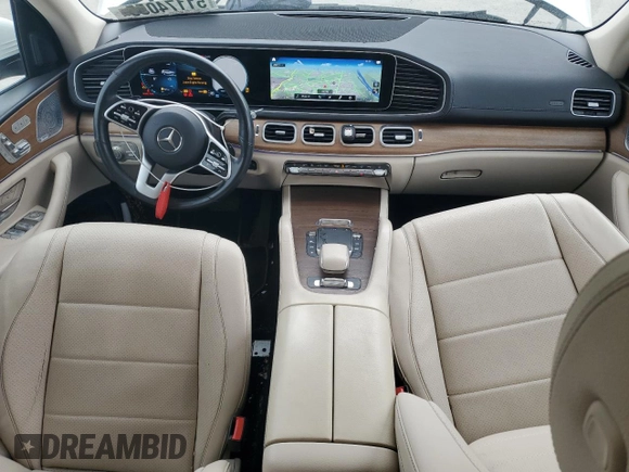 2021 Mercedes-Benz GLS 450 with VIN 4JGFF5KE7MA329482, listed as a Copart auction lot 51174055 with 83,603 mi miles and Salvage Title. Bid and sale history available at DreamBid. Image 8.