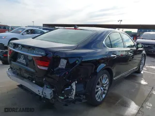 2013 Lexus LS 460 with VIN JTHBL5EF1D5124750, listed as a IAAI auction lot 41294083 with 54,464 mi miles. Bid and sale history available at carsss.com. Image 4.