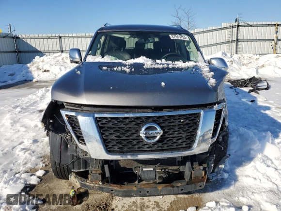 2020 Nissan Armada SL with VIN JN8AY2NC1LX519120, listed as a Copart auction lot 87589765 with 0 mi miles and Salvage Title. Bid and sale history available at carsss.com. Image 5.