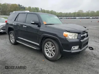 2013 Toyota 4Runner SR5 with VIN JTEBU5JR5D5144722, listed as a Copart auction lot 50799805 with Not provided miles and Salvage title. Bid and sale history available at DreamBid. Image 4.