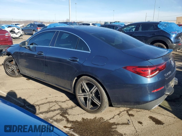 2020 Mercedes-Benz CLA 250 z VIN WDD5J4GB3LN061325, wystawiony jako Copart lot #47204775 z przebiegiem 58 679 mil mil oraz Szkoda całkowita • Salvage title. Historia ofert i sprzedaży dostępna na DreamBid. Obrazek 2.