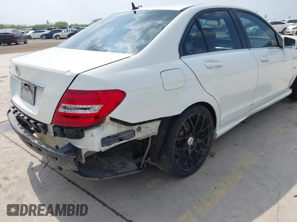 2012 Mercedes-Benz C-Class C 250 Sport with VIN WDDGF4HB9CA652615, listed as a IAAI auction lot 41945573 with 157,522 mi miles. Bid and sale history available at carsss.com. Image 19.