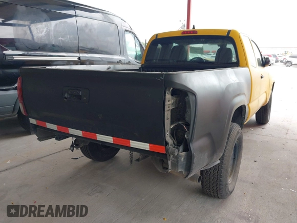 2022 Toyota Tacoma SR with VIN 3TYRX5GNXNT038474, listed as a IAAI auction lot 42090753 with 142,590 mi miles and . Bid and sale history available at DreamBid. Image 4.