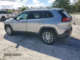 2017 Jeep Cherokee Limited with VIN 1C4PJLDB6HW602869, listed as a Copart auction lot 46781115 with 96,789 mi miles and Salvage Title. Bid and sale history available at carsss.com. Image 2.