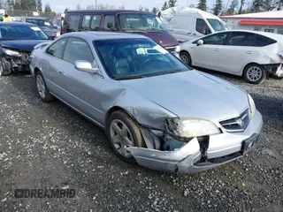 2002 Acura CL Type S with VIN 19UYA42612A001665, listed as a IAAI auction lot 41513486 with 195,255 mi miles. Bid and sale history available at carsss.com. Image 1.
