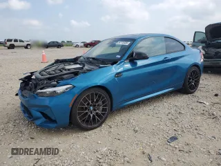 2021 BMW M2 Competition z VIN WBS2U7C05M7H42453, wystawiony jako Copart lot #54772035 z przebiegiem 12 383 mil mil oraz Szkoda całkowita • Salvage title. Historia ofert i sprzedaży dostępna na DreamBid. Obrazek 1.