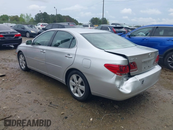 2005 Lexus ES 330 with VIN JTHBA30G855131626, listed as a IAAI auction lot 41979272 with 115,275 mi miles. Bid and sale history available at carsss.com. Image 3.