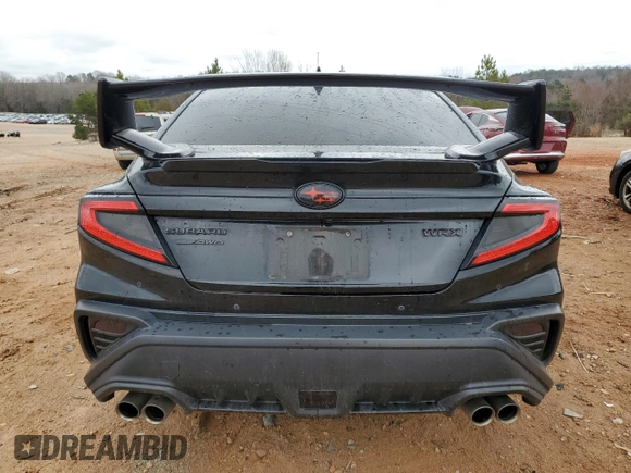 2022 Subaru WRX GT with VIN JF1VBAU65N8024751, listed as a Copart auction lot 44621315 with 42,999 mi miles and Salvage title. Bid and sale history available at DreamBid. Image 6.
