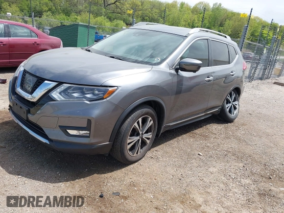 2017 Nissan Rogue SL z VIN 5N1AT2MV0HC879552, wystawiony jako IAAI lot #42242389 z przebiegiem 112 944 mil mil oraz . Historia ofert i sprzedaży dostępna na DreamBid. Obrazek 2.