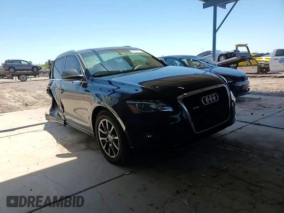 2012 Audi Q5 Premium with VIN WA1LKCFP2CA002628, listed as a Copart auction lot 56240585 with 129,335 mi miles and Salvage title. Bid and sale history available at DreamBid. Image 14.