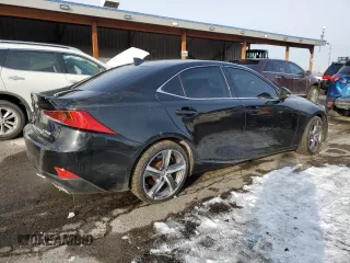 2017 Lexus IS with VIN JTHCM1D26H5018227, listed as a Copart auction lot 46108525 with 60,726 mi miles and Salvage Title. Bid and sale history available at carsss.com. Image 3.