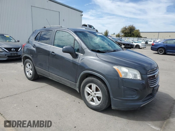 2016 Chevrolet Trax LT with VIN 3GNCJLSB6GL158955, listed as a Copart auction lot 52743815 with 125,487 mi miles and Clean Title. Bid and sale history available at DreamBid. Image 4.