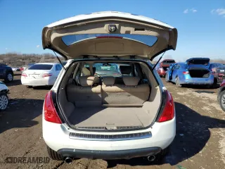 2007 Nissan Murano S with VIN JN8AZ08W07W642118, listed as a Copart auction lot 46536495 with 105,939 mi miles and Salvage Title. Bid and sale history available at carsss.com. Image 6.
