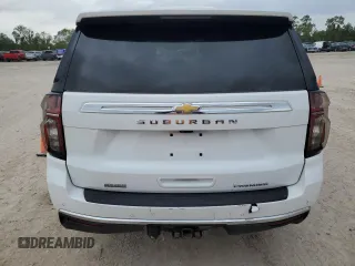 2022 Chevrolet Suburban Premier with VIN 1GNSKFKTXNR303536, listed as a Copart auction lot 79192484 with 67,989 mi miles and Salvage Title. Bid and sale history available at DreamBid. Image 6.