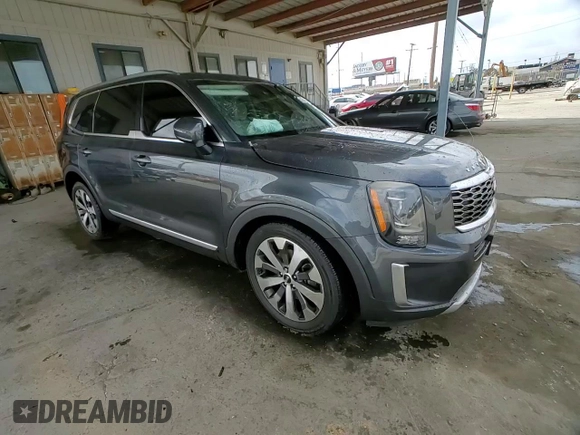 2020 Kia Telluride S with VIN 5XYP64HC7LG006959, listed as a Copart auction lot 55850595 with 74,974 mi miles and Salvage title. Bid and sale history available at DreamBid. Image 14.