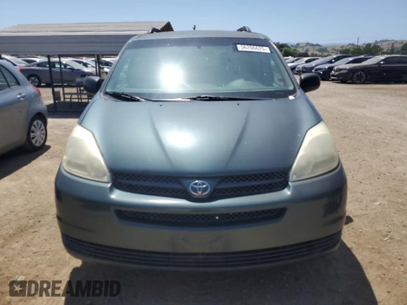 2004 Toyota Sienna CE with VIN 5TDZA23C24S045742, listed as a Copart auction lot 56206625 with 239,601 mi miles and Clean Title. Bid and sale history available at DreamBid. Image 5.