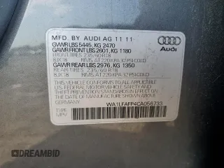2012 Audi Q5 Premium Plus with VIN WA1LFAFP4CA056733, listed as a Copart auction lot 62909905 with 187,784 mi miles and Clean title. Bid and sale history available at DreamBid. Image 13.