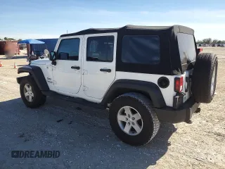 2018 Jeep Wrangler JK Unlimited Sport S with VIN 1C4BJWDG1JL863471, listed as a Copart auction lot 80712944 with 81,657 mi miles and Salvage Title. Bid and sale history available at carsss.com. Image 2.