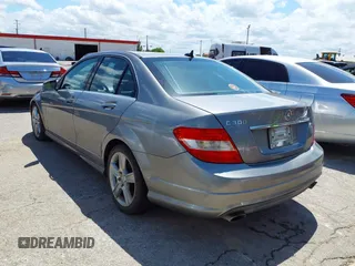 2011 Mercedes-Benz C-Class C 300 Sport with VIN WDDGF5EB7BR137123, listed as a IAAI auction lot 42058707 with 248,860 mi miles. Bid and sale history available at carsss.com. Image 3.