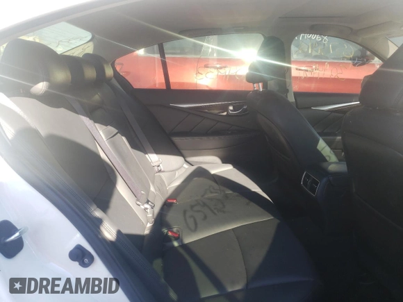 2019 Infiniti Q50 3.0t LUXE with VIN JN1EV7ARXKM556988, listed as a Copart auction lot 65731912 with 30,949 mi miles and Salvage Title. Bid and sale history available at carsss.com. Image 6.