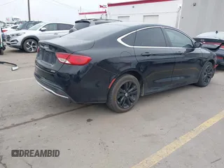 2015 Chrysler 200 Limited with VIN 1C3CCCABXFN568858, listed as a IAAI auction lot 41732534 with 110,640 mi miles. Bid and sale history available at carsss.com. Image 4.
