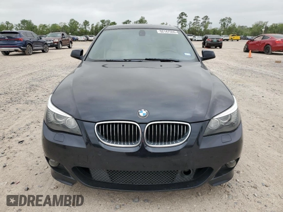 2010 BMW 5 Series 550i with VIN WBANW5C50ACT57345, listed as a Copart auction lot 52147555 with 118,863 mi miles and Clean Title. Bid and sale history available at DreamBid. Image 5.