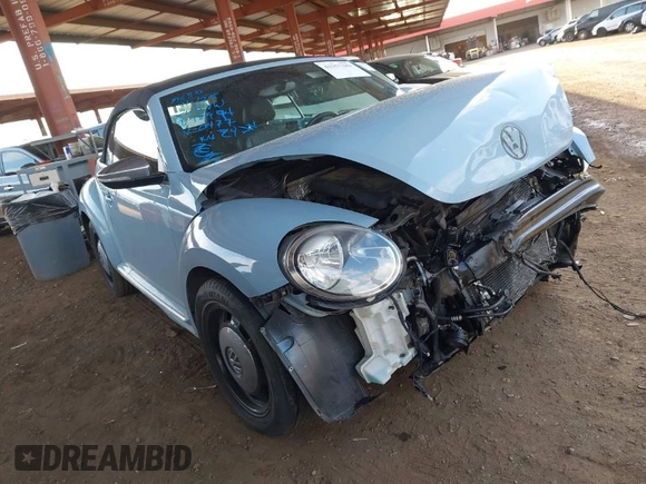 2013 Volkswagen Beetle 2.5L with VIN 3VW5P7AT9DM830477, listed as a IAAI auction lot 41957389 with Not Provided miles and . Bid and sale history available at DreamBid. Image 1.