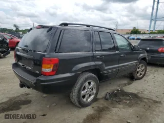 2003 Jeep Grand Cherokee Limited with VIN 1J4GW58N73C569810, listed as a Copart auction lot 57643474 with 123,294 mi miles and Clean Title. Bid and sale history available at carsss.com. Image 3.