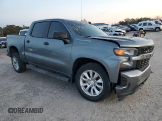 2020 Chevrolet Silverado 1500 Custom with VIN 3GCPWBEK7LG374754, listed as a Copart auction lot 83078394 with 100,469 mi miles and Clean Title. Bid and sale history available at carsss.com. Image 4.