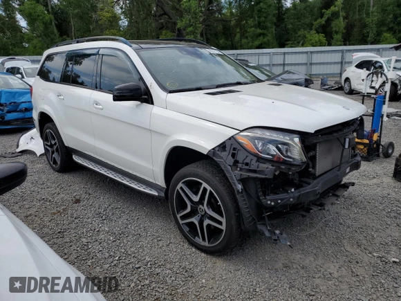 2017 Mercedes-Benz GLS 550 with VIN 4JGDF7DE0HA935289, listed as a Copart auction lot 49321194 with 61,205 mi miles and . Bid and sale history available at DreamBid. Image 4.