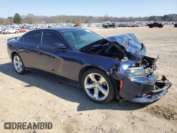 2015 Dodge Charger SXT with VIN 2C3CDXHG5FH744794, listed as a Copart auction lot 48576845 with 139,940 mi miles and Salvage Title. Bid and sale history available at DreamBid. Image 4.
