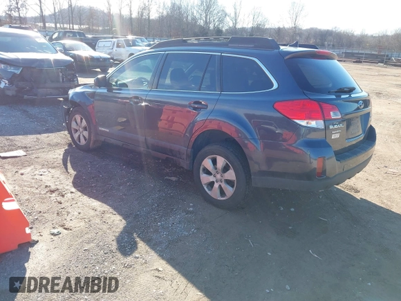 2011 Subaru Outback 3.6R Limited with VIN 4S4BRDJC9B2328048, listed as a IAAI auction lot 41393599 with 123,773 mi miles. Bid and sale history available at carsss.com. Image 3.