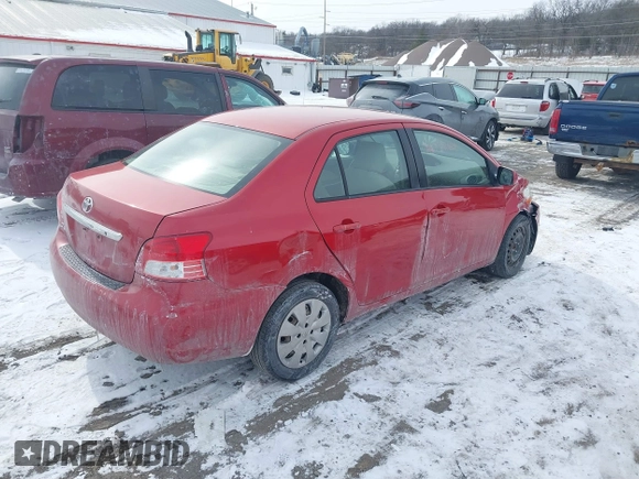 2009 Toyota Yaris with VIN JTDBT903991314767, listed as a IAAI auction lot 41615264 with 252,957 mi miles. Bid and sale history available at carsss.com. Image 4.