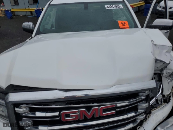 2017 GMC Sierra 1500 SLT with VIN 3GTU2NEC9HG167542, listed as a Copart auction lot 45244935 with 85,624 mi miles and Salvage Title. Bid and sale history available at carsss.com. Image 12.